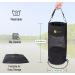 Mangrove Portable Boat Trash Can - Reusable Bag for Boating Equipment & Storage | Marine & Pontoon Boat Accessories for Fishing, Sandbar, RV, Camping - Black - Buy Online on GoSupps.com