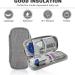 DEWIN Insulin Cooler Bag | Portable Insulin Storage | Refrigerated Medicine Bag for Travel (Gray) - Buy Online on GoSupps.com