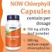 Now Foods Chlorophyll 100mg 90 Vegan Capsules - Lab Tested | Vegetable Minerals | Gluten & Soy Free | Vegetarian Friendly - Buy Online on GoSupps.com