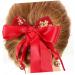 SEWACC elastic hair ties decor hair barrettes for girls hair ties girls hair ties with bows hair ties for girl hair bow hair rope bow hair ties elasticity bow tie girl child fabric - Buy Online on GoSupps.com