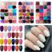 576Pcs Medium Square Nails Colored Fake Nails Artificial Fingernails Acrylic Tip 12 Size for Women Long Ballerinas Nails Square Nails Nails Long - Buy Online on GoSupps.com