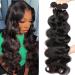 Vallbest Body Wave Bundle 10A Brazilian Virgin Hair 20 20 20 Inch Body Wave Human Hair Bundles Weave Bundles Deals Human Hair 100% Unprocessed Human Hair Weft 3 Bundles Natural Color Body Wave Bundles 20 20 20