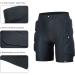 Beroy Padded Shorts X-Large - 3D Protective Gear for Ski, Skate, Football - All Black - Buy Online on GoSupps.com
