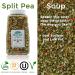 Harmony House Foods Split Pea Soup Mix - 21 oz Jar | Vegetarian, Vegan, Non-GMO | Ideal for Camping, Survival, Hiking, Backpacking - Buy Online on GoSupps.com