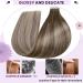 Laavoo Real Hair Tape-In Extensions Balayage Blonde & Light Brown Ombre 30cm 20pcs Invisible Bonding #8/60/8 30g - Buy Online on GoSupps.com