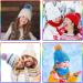 BQTQ 30 pc Faux Rabbit Fur Pom Pom DIY Fluffy Balls w/ Elastic Loop - Hats Keychains Scarves Gloves Bags Accessories - 15 Light Colors 2 Pcs Each - Buy Online on GoSupps.com