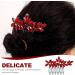 NOLITOY Wedding Hair Side Comb Bride Crystal Headpiece Full Red Rhinestone Hair Side Comb Wedding Hair Accessories for Women and Girls Supplies - Buy Online on GoSupps.com