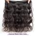 BEANATASHA Body Wave Bundles 16-20 Inch 10A Brazilian Virgin Human Hair Extensions - Natural Black, Double Weft, Anti-shedding, Full & Thick - 3 Bundle Deals - Buy Online on GoSupps.com