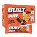 Built Bar Puff Protein Bars Peanut Butter Puff 17g Protein Snacks On-The-Go Bars Only 150 Calories 6g Sugar Collagen Gluten Free 12 Count