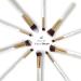 Premium Kabuki Makeup Brush Set - Ultimate Brushes for Eyeshadow Contour Blush & Foundation - Complete with Cosmetic Brush Guide for Flawless Application - Buy Online on GoSupps.com