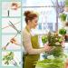 90 Pcs Green Floral Water Tubes with Rubber Cap - 6 Inch Flower Stem Arrangement Supplies - Buy Online on GoSupps.com