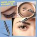 24-Piece Stainless Steel Eyebrow Tweezers Set for Precision Facial Hair Removal - Slanted Tip Tweezers for Men and Women - Buy Online on GoSupps.com