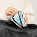 Womens Bonds Storage Pockets Stillpad Holder - Portable Period Kit Bag in Grapefruit Disc Pattern | Feminine Product Organizer for Women & Girls - Buy Online on GoSupps.com
