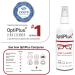 OptiPlus Lens Cleaning Spray & Premium Microfiber Cloth | Streak-Free Cleaner for Glasses Screens & More - 4oz - Buy Online on GoSupps.com