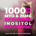 New HIGHEST POTENCY 1000mg per serving Myo-Inositol D-Chiro Inositol 40:1 (2 capsules per serving) PCOS Management Improved Ovarian Function Regulate Menstrual Cycle. Fast Acting Non-GMO Vegan Gluten Free. 60 Easy to Swallow Capsules. 60 count (Pack of 1) - Buy Online on GoSupps.com