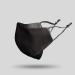 Buy Mulberry Silk Face Mask | Reusable Adjustable 3D Design | 22Silk (Black) - Comfortable & Flattering Fit - Buy Online on GoSupps.com