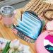 Portable Women's Binding-Storage Bags | Menstrual Cup Pocket & Insert Bag for Teen Girls | Pink Watermelon & Green Design - Buy Online on GoSupps.com