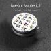 Stars Eastern Portable Metal Pill Box - Round Mini 3-Compartment Travel Organizer | Durable Hinged Design for Small Pills - Perfect for International Shipping - Buy Online on GoSupps.com