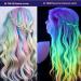 Glow Temporary Hair Chalk Comb - Washable, Non-Toxic Hair Color for Girls Kids - Perfect for Birthday, Halloween, Cosplay Party - Black Light Reactive - Buy Online on GoSupps.com
