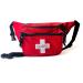 ASA TECHMED First Aid Waist Pack - Baywatch Lifeguard Fanny Pack - Compact for Emergency at Home Car Outdoors Hiking Playground Pool Camping Workplace