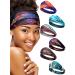 6 Pieces African Headband Boho Print Headband Yoga Sports Workout Hairband Elastic Twisted Knot Turban Headwrap for Women Girls Hair Accessories (Vintage Prints)