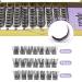 Lash Clusters Extensions 63 Pcs Faux Mink False Eyelashes | DD Curl Russian Wispy Individual DIY Lashes for Natural Look | 12-16mm | Style-1 - Buy Online on GoSupps.com