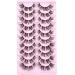 Cluster Lashes D Curl Russian Strip Lash Clusters 14MM 16MM 6D Volume Soft Pack - Buy Online on GoSupps.com