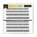 Lankiz self-adhesive eyelashes 160pcs no glue required 30d diy eyelash extensions reusable individual eyelash clusters pre-glued eyelash extension (30d-self-adhesive lash-c)