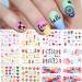 Summer Fruit Nail Stickers - Pineapple, Tropical Leaf Design | 12sheets - Buy Online on GoSupps.com