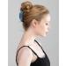 Prettyou Plastic Flower Claws Hair Clip for Women Girls - Pack of 4 (3.9 Inches) - Colorful Crystal Banana Design - Buy Online on GoSupps.com