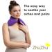 Zhu-Zhu Lavender Body Wrap Wheat Bag Microwavable Purple Fleece Microwave Heat Pad Soothing Heat Pack Hot Therapy Neck and Shoulder Pain Relief - Buy Online on GoSupps.com