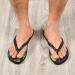 Buy Mnsruu Flamingobl te Floral Animal Flip-Flops | Multi-Colored Slippers for Men & Women | Perfect for Hotel Spa Bedroom & Travel - L Size - Buy Online on GoSupps.com
