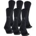 Under Armour Adult Performance Tech Crew Socks - 6 Pack Black, Large Size - Buy Online on GoSupps.com