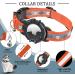Reflective GPS Cat Neck Band with Apple AirTag - Adjustable & Bell Fits XS 7-9 inch Cats & Puppies - Jiarui Orange Collar - Buy Online on GoSupps.com
