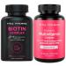 Vital Vitamins Biotin Complex Capsules + Women's Multivitamin Complex