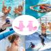 Macrohu Silicone Waterproof Earplugs for Sleep - Noise-Dampening Reusable Soft Earplugs for Snoring Swimming & Hearing Protection (Pink-S) - Buy Online on GoSupps.com
