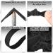Knotted Men's Hair Ties - 36 Pcs Strong Elastic Flat Hair Tie for Man Bun & Ponytail Holders - No Crease Breakage - Ideal for Thick Long Curly Hair - Buy Online on GoSupps.com