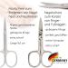 Three Swords Germany Manicure Set 'Genova' | 6-Pcs Nail Kit in Orange Artificial Leather Case | Includes Scissors Clippers Glass Nail Files & Tweezers - Buy Online on GoSupps.com