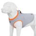 JUXZH Truelove Dog Cooling Vest Harness Cooler Jacket with Adjustable Zipper for Outdoor Hunting Training and Camping X-Large (Pack of 1) Orange