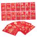 Warmhm 30pcs Red Packet Money Bag Cute Envelopes Red Money Pocket Red Envelopes New Year Envelope Chinese Red Envelope Festival Red Envelope New Year Gift Paper Dragon Pattern China Red 2 179CM