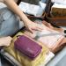Cooja Wash Bag Hanging Toiletry Bag for Women - Makeup Travel Washbag with Hook & Handle + 2 Drawstring Bags - Violet - Buy Online on GoSupps.com