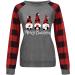 FUAIOKT Women's Oversized Christmas Shirt - Cute Reindeer Snowman Graphic Tee - Xmas Holiday Pullover Top (D-red, Large) - Buy Online on GoSupps.com