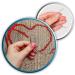40 Curved Leather Needles for Hand Sewing - Perfect for Leather, Carpet, Canvas, Upholstery, Wig Making - Premium Craft Weaving Needles - Buy Online on GoSupps.com