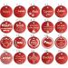 Unique Personalized Dog & Cat Recognition Tags - Engraved Round 30mm | Custom Branding for Pets & Owners - Red - Buy Online on GoSupps.com