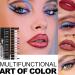 Solid White Eyeliner - Cream Black Lazy 12-Color Cream Eyeshadow Set | Matte Eyeliner Set | Solid White Eyeliner Set | Black Cream Eyeshadow Set - Buy Online on GoSupps.com