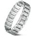 KGP® Magnetic Stainless Steel Bracelet with Strength Magnets for Men Mens Adjustable Magnet Energy Bracelet Jewelry with Sizing Tool