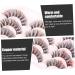 minkissy 10 Pairs Dd Volume False Eyelashes Strip Lashes Women Fake Natural Eyelashes 25 Mm Lashes Colored Eyelashes Cosmetic Eyelashes Colored Lashes Makeup Eyelashes Girl Supplies Fluffy - Buy Online on GoSupps.com