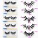 10 Pack Wholesale Faux Mink False Eyelashes - 10 Styles, 15-22mm, Fluffy Wispy Natural Volume, Handmade Reusable Soft Lashes - Individual Package, Bulk 10pair - Buy Online on GoSupps.com