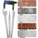 6-Piece SDS Max Chisel Set  CertBuy Concrete Drill Bit Set Rotary Hammer Bits Chisel Set Including Point Chisel  Flat Chisel and Scaling Chisel - Buy Online on GoSupps.com
