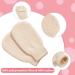 4-Piece Exfoliating Bath Shower Mitt Set - Deep Exfoliation Scrubbing Glove - Buy Online on GoSupps.com